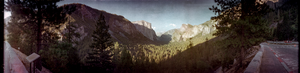 Yosemite National Park, California: panoramic photograph