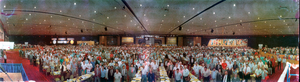United Steel Workers of America at Las Vegas Convention Center, Las Vegas, Nevada: panoramic photograph