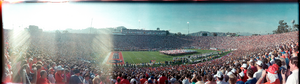 Super Bowl XXI: New York Giants vs. Denver Broncos, Pasadena, California: panoramic photograph