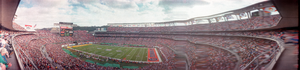 Super Bowl XXII: Washington Redskins vs. Denver Broncos, San Diego, California: panoramic photograph