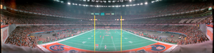 Super Bowl XXIV: San Francisco 49ers vs. Denver Broncos, New Orleans, Louisiana: panoramic photograph