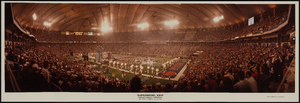Super Bowl XXVI: Washington Redskins vs. Buffalo Bills, Minneapolis, Minnesota: panoramic photograph