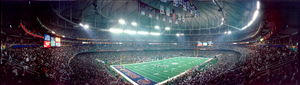 Super Bowl XXVIII: Dallas Cowboys vs. Buffalo Bills, Atlanta, Georgia: panoramic photograph