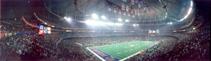 Super Bowl XXVIII: Dallas Cowboys vs. Buffalo Bills, Atlanta, Georgia: panoramic photograph