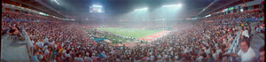 Super Bowl XXIX: San Francisco 49ers vs. San Diego Chargers, Miami, Florida: panoramic photograph