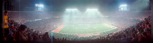 Super Bowl XXIX: San Francisco 49ers vs. San Diego Chargers, Miami, Florida: panoramic photograph