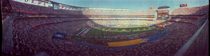 Super Bowl XXXII: Denver Broncos vs. Green Bay Packers, San Diego, California: panoramic photograph