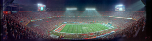Super Bowl XXXIII: Denver Broncos vs. Atlanta Falcons, Miami, Florida: panoramic photograph
