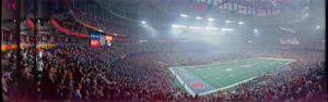 Super Bowl XXXIV: St. Louis Rams vs. Tennessee Titans, Atlanta, Georgia: panoramic photograph