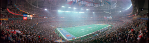 Super Bowl XXXIV: St. Louis Rams vs. Tennessee Titans, Atlanta, Georgia: panoramic photograph