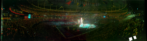 Super Bowl XXXIV: St. Louis Rams vs. Tennessee Titans, Atlanta, Georgia: panoramic photograph