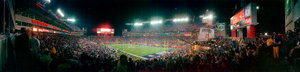 Super Bowl XXXV: Baltimore Ravens vs. New York Giants, Tampa, Florida: panoramic photograph