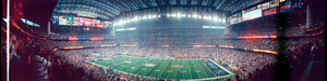 Super Bowl XXXVIII: New England Patriots vs. St. Louis Rams, Houston, Texas: panoramic photograph