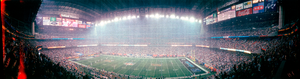 Super Bowl XXXVIII: New England Patriots vs. St. Louis Rams, Houston, Texas: panoramic photograph