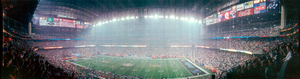 Super Bowl XXXVIII: New England Patriots vs. St. Louis Rams, Houston, Texas: panoramic photograph