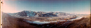 View of Aspen, Colorado: panoramic photograph