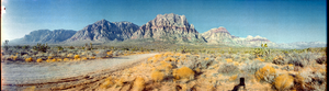 Red Rock Canyon National Conservation Area, Las Vegas, Nevada: panoramic photograph