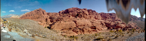 Red Rock Canyon National Conservation Area, Las Vegas, Nevada: panoramic photograph