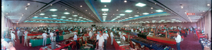 Gun Show at Sahara Hotel Convention Hall, Las Vegas, Nevada: panoramic photograph