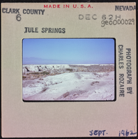 Photographic slide of Tule Springs, September 1962