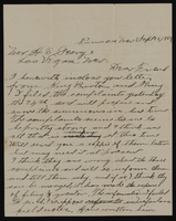 Correspondence, Levi Syphus to H.E. George