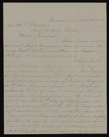 Correspondence, Levi Syphus to H.E. George