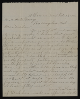 Correspondence, Levi Syphus to Sadie George