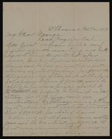 Correspondence, Levi Syphus to Sadie George