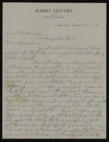 Correspondence, Levi Syphus to Sadie George