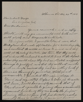 Correspondence, Levi Syphus to Sadie George