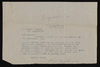 Correspondence, Levi Syphus to Sadie George