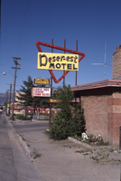 Deser-est Motel pylon sign, Ely, Nevada: photographic print