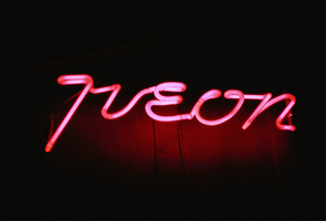 Neon sign, Nevada: photographic print