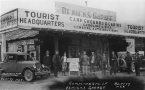 Remick's Garage, Beatty, Nevada: photographic print