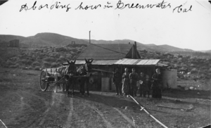 Some of the Fairbanks and Lisle family at Green Water, California: photographic print