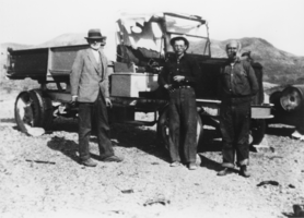 David Walker "Deke" Lowe, Jr. and others at Noonday Mine: photographic print