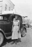 Chloe Lisle on Main Street, Beatty: photographic print