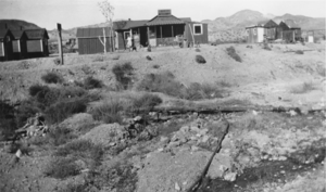 Beatty Auto Court, know as the "Yellow Cabins": photographic print