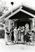 Front of the Episcopal Church, Beatty, Nevada: photographic print