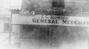 Front of the store next to the Exchange Club, Main Street, Beatty, Nevada: photographic print