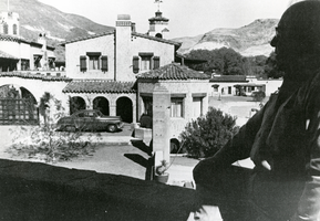 Art Revert looking at the Death Valley Scotty's Castle, Nevada: photographic print