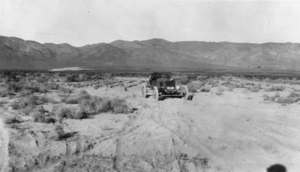 Road located near the Oasis Ranch in Fish Lake Valley, Nevada: photographic print