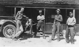 Group of people in Beatty: photographic print
