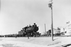Tonopah and Tidewater Railroad Engine No. 10 at Death Valley Junction: photographic print