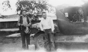 Blake Baker, Helen Fallini's maternal grandfather, deputy sheriff of Wickenburg, Arizona: photographic print