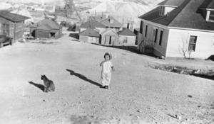 Rosemary Baird as a kid, sister to Helen Fallini: photographic print