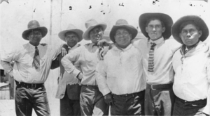 Friends of Albert Hooper, taken in Tonopah, Nevada: photographic print