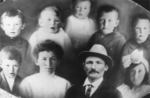Children of Pete Boni and Dominica Louise Julia: photographic print
