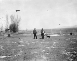 Corral and buildings located on the Turner Ranch, Nevada: photographic print