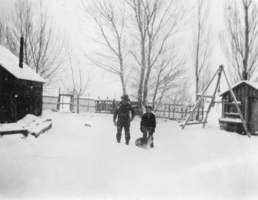 Ed Turner's cabin on Carver Ranch, Nevada: photographic print